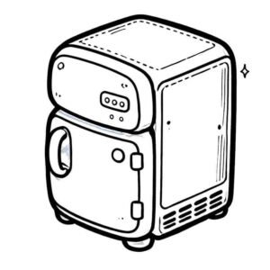 Desenho de Geladeira Desenho Colorir Imprimir 13