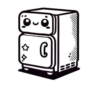 Desenho de Geladeira Desenho Colorir Imprimir 34