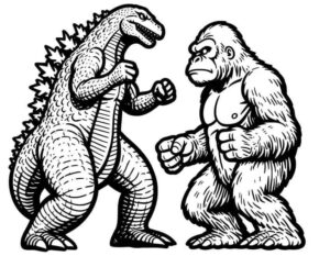 Desenho de Godzilla Desenho Colorir Imprimir 24