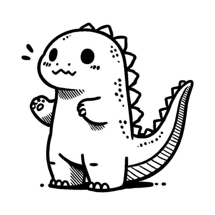 Desenho de Godzilla Desenho Colorir Imprimir 38