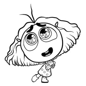 Desenho de Inveja Divertidamente Desenho Colorir Imprimir 1