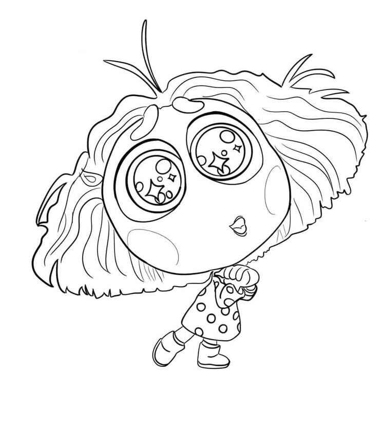 Desenho de Inveja Divertidamente Desenho Colorir Imprimir 4