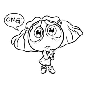 Desenho de Inveja Divertidamente Desenho Colorir Imprimir 8