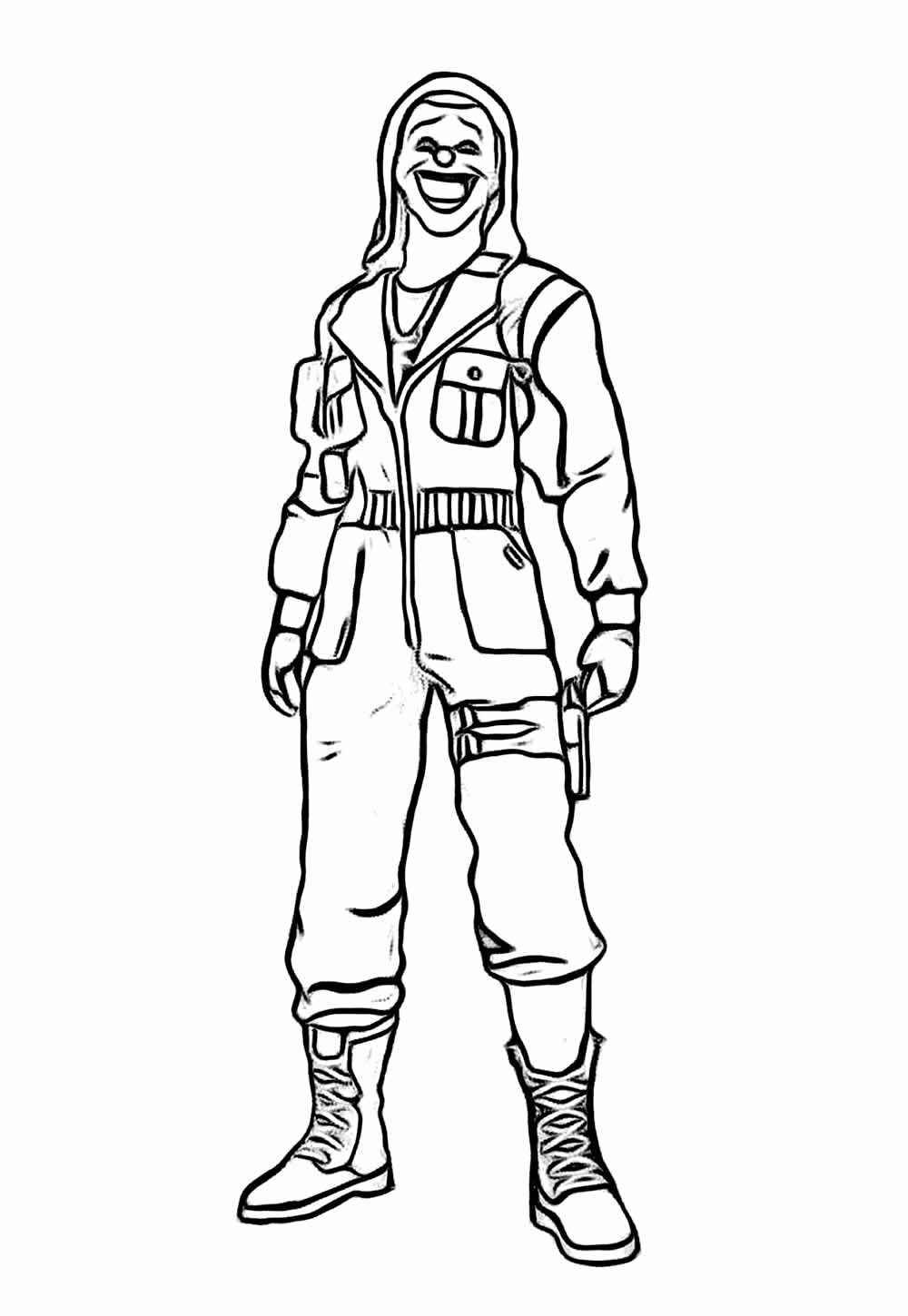 Desenho de La Casa De Papel Desenho Colorir Imprimir 06