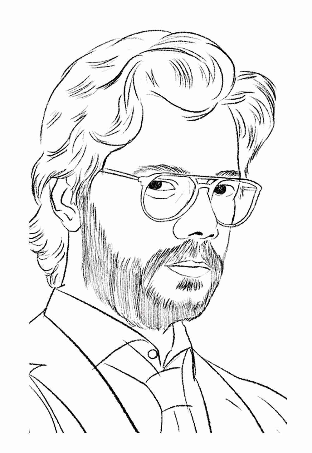 Desenho de La Casa De Papel Desenho Colorir Imprimir 14