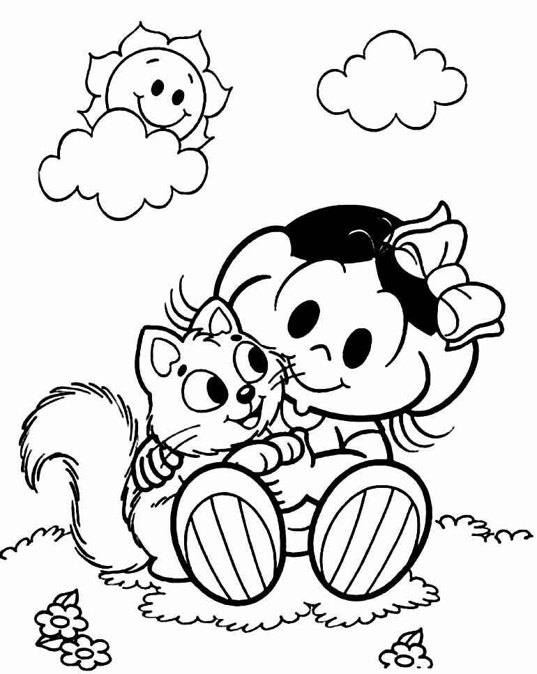 Desenho de Magali Desenho Colorir Imprimir 01