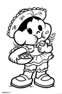 Desenho de Magali Desenho Colorir Imprimir 03