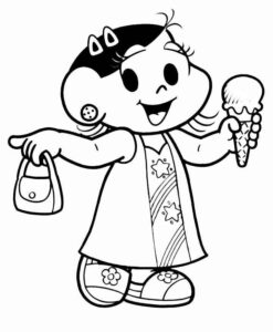 Desenho de Magali Desenho Colorir Imprimir 04