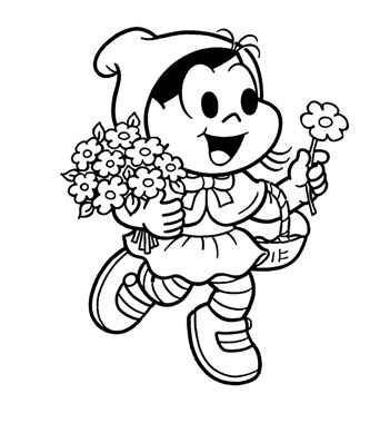 Desenho de Magali Desenho Colorir Imprimir 06