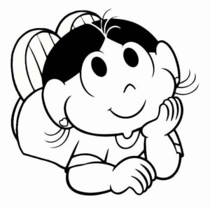 Desenho de Magali Desenho Colorir Imprimir 07