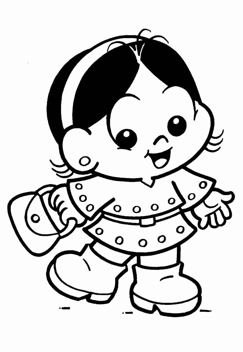 Desenho de Magali Desenho Colorir Imprimir 08