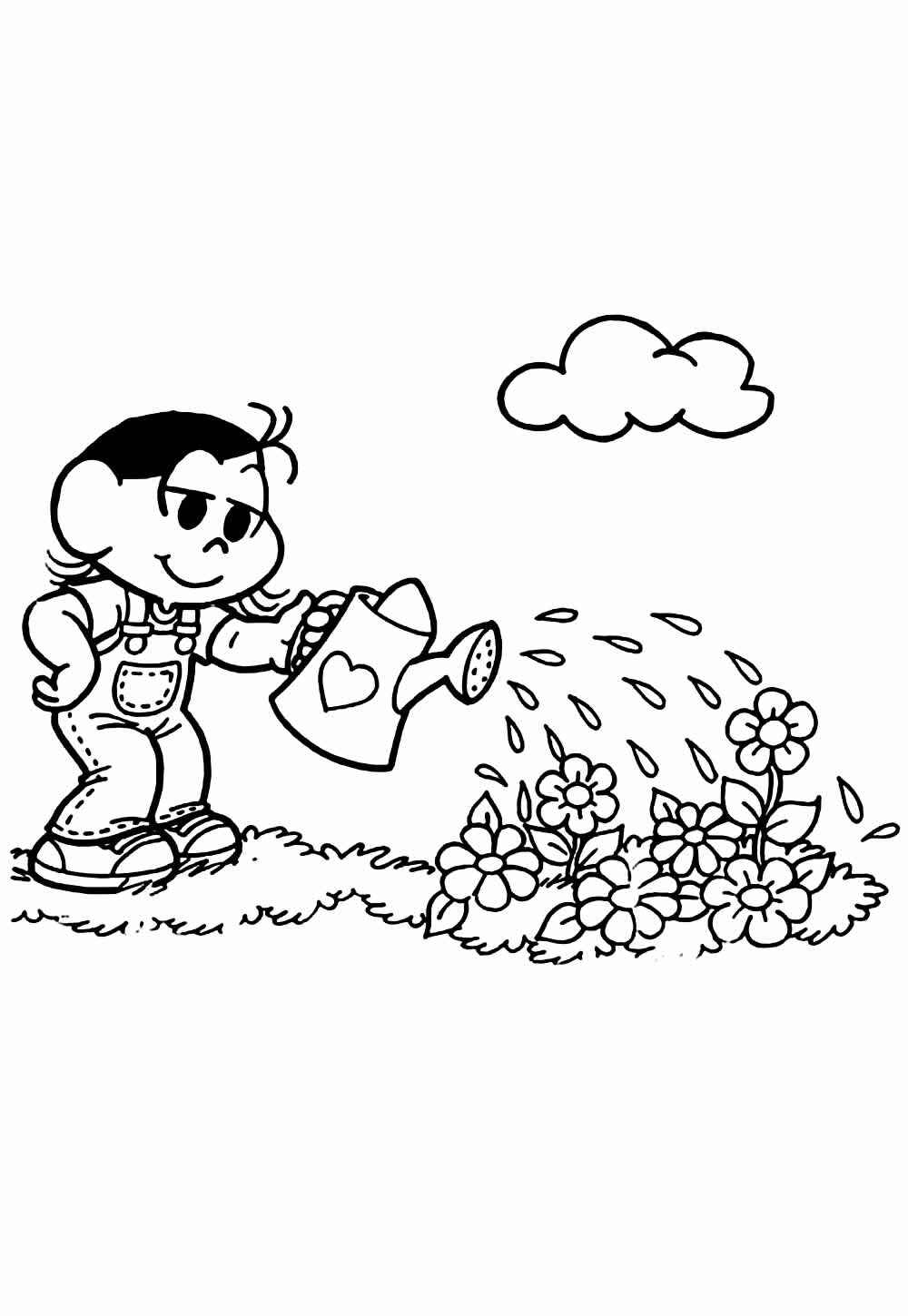 Desenho de Magali Desenho Colorir Imprimir 11