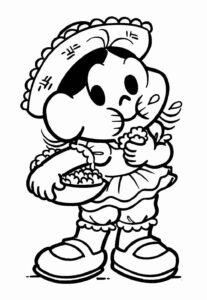 Desenho de Magali Desenho Colorir Imprimir 14