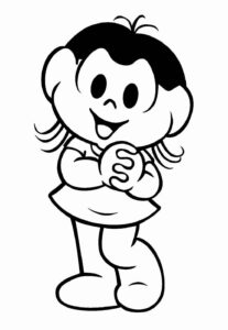 Desenho de Magali Desenho Colorir Imprimir 15