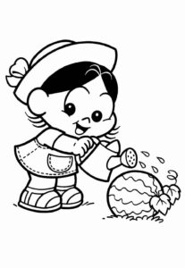 Desenho de Magali Desenho Colorir Imprimir 16