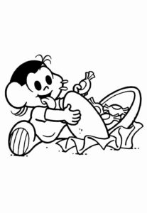 Desenho de Magali Desenho Colorir Imprimir 19