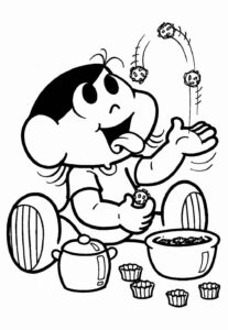 Desenho de Magali Desenho Colorir Imprimir 23