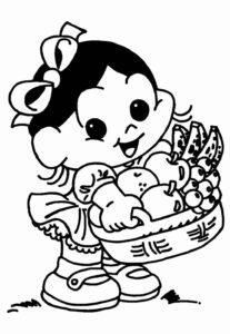 Desenho de Magali Desenho Colorir Imprimir 28