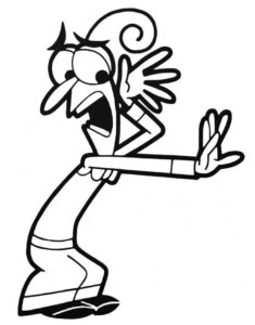 Desenho de Medo Divertidamente Desenho Colorir Imprimir 02