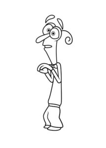 Desenho de Medo Divertidamente Desenho Colorir Imprimir 04