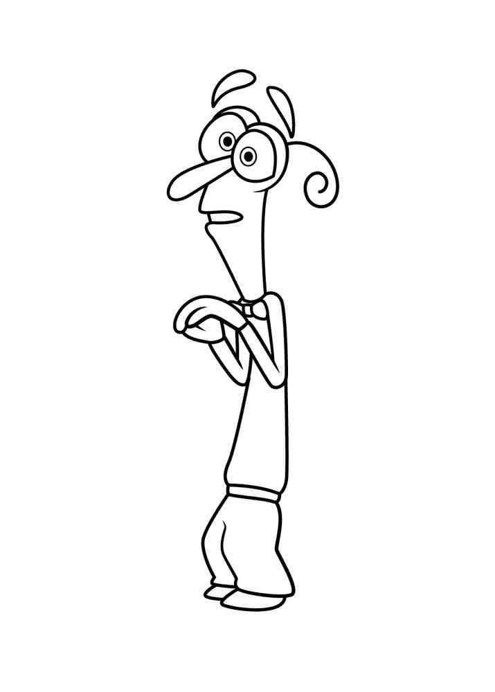 Desenho de Medo Divertidamente Desenho Colorir Imprimir 04