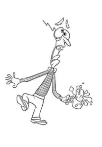 Desenho de Medo Divertidamente Desenho Colorir Imprimir 05