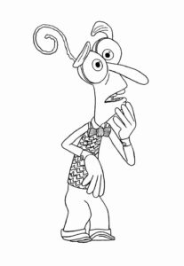 Desenho de Medo Divertidamente Desenho Colorir Imprimir 08