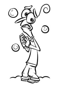 Desenho de Medo Divertidamente Desenho Colorir Imprimir 16