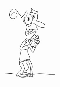 Desenho de Medo Divertidamente Desenho Colorir Imprimir 17