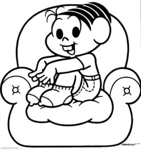 Desenho de Monica Desenho Colorir Imprimir 02