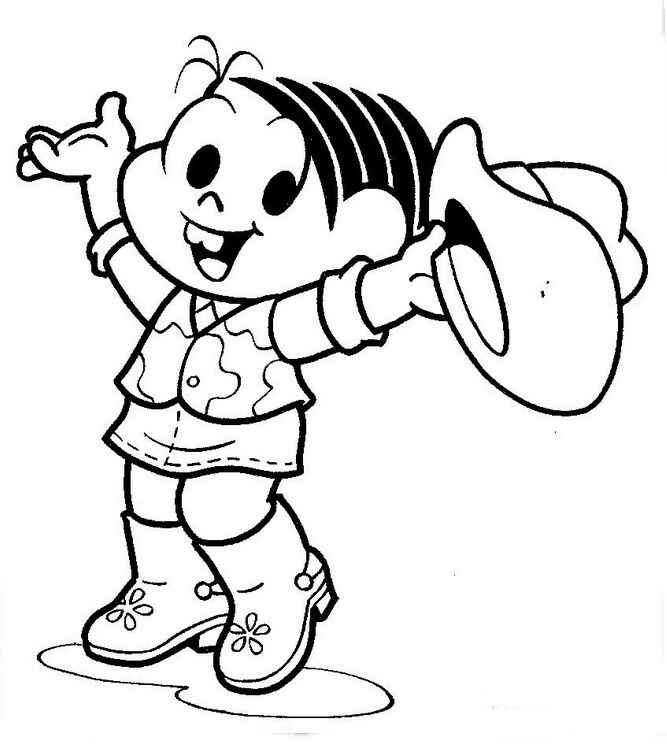 Desenho de Monica Desenho Colorir Imprimir 03