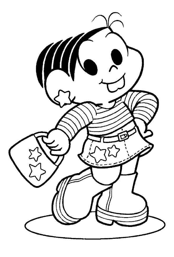 Desenho de Monica Desenho Colorir Imprimir 04