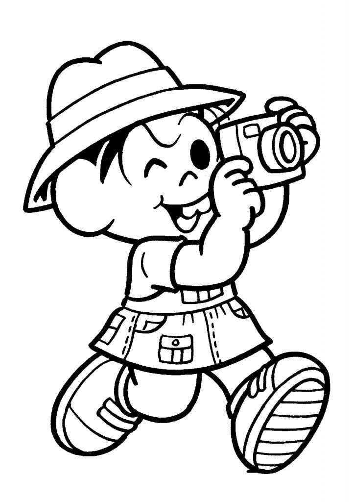 Desenho de Monica Desenho Colorir Imprimir 10