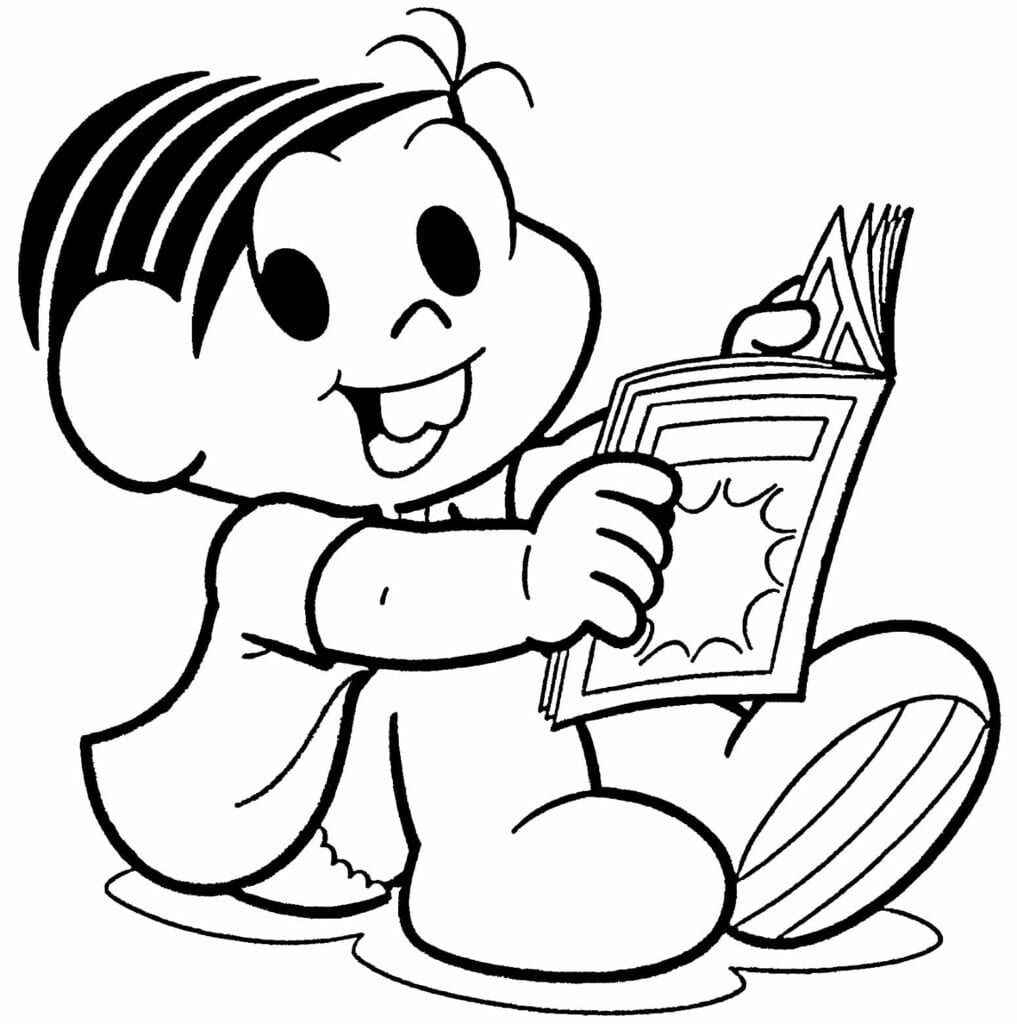 Desenho de Monica Desenho Colorir Imprimir 16