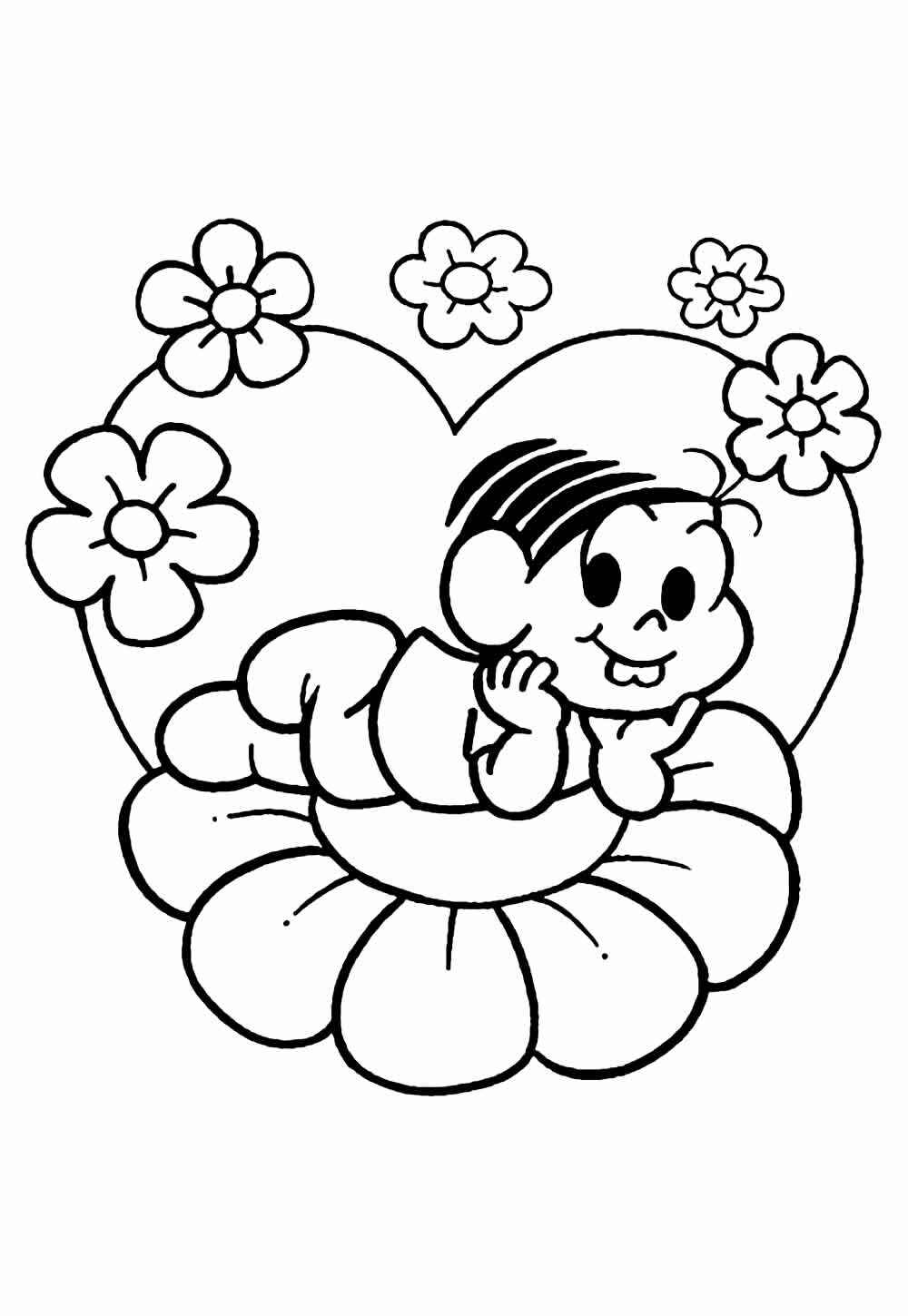 Desenho de Monica Desenho Colorir Imprimir 19