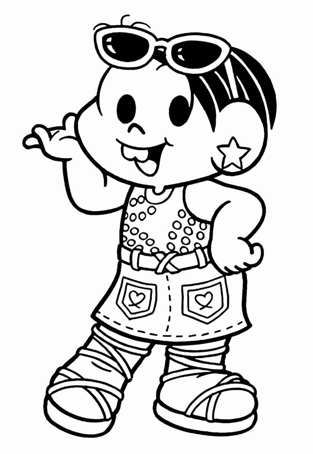 Desenho de Monica Desenho Colorir Imprimir 33