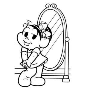 Desenho de Monica Desenho Colorir Imprimir 34