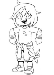 Desenho de Mundo Torajo Desenho Colorir Imprimir 11