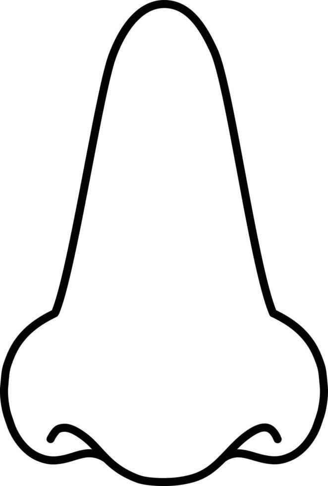 Desenho de Nariz Desenho Colorir Imprimir 08