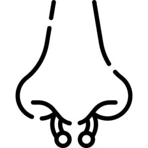 Desenho de Nariz Desenho Colorir Imprimir 15