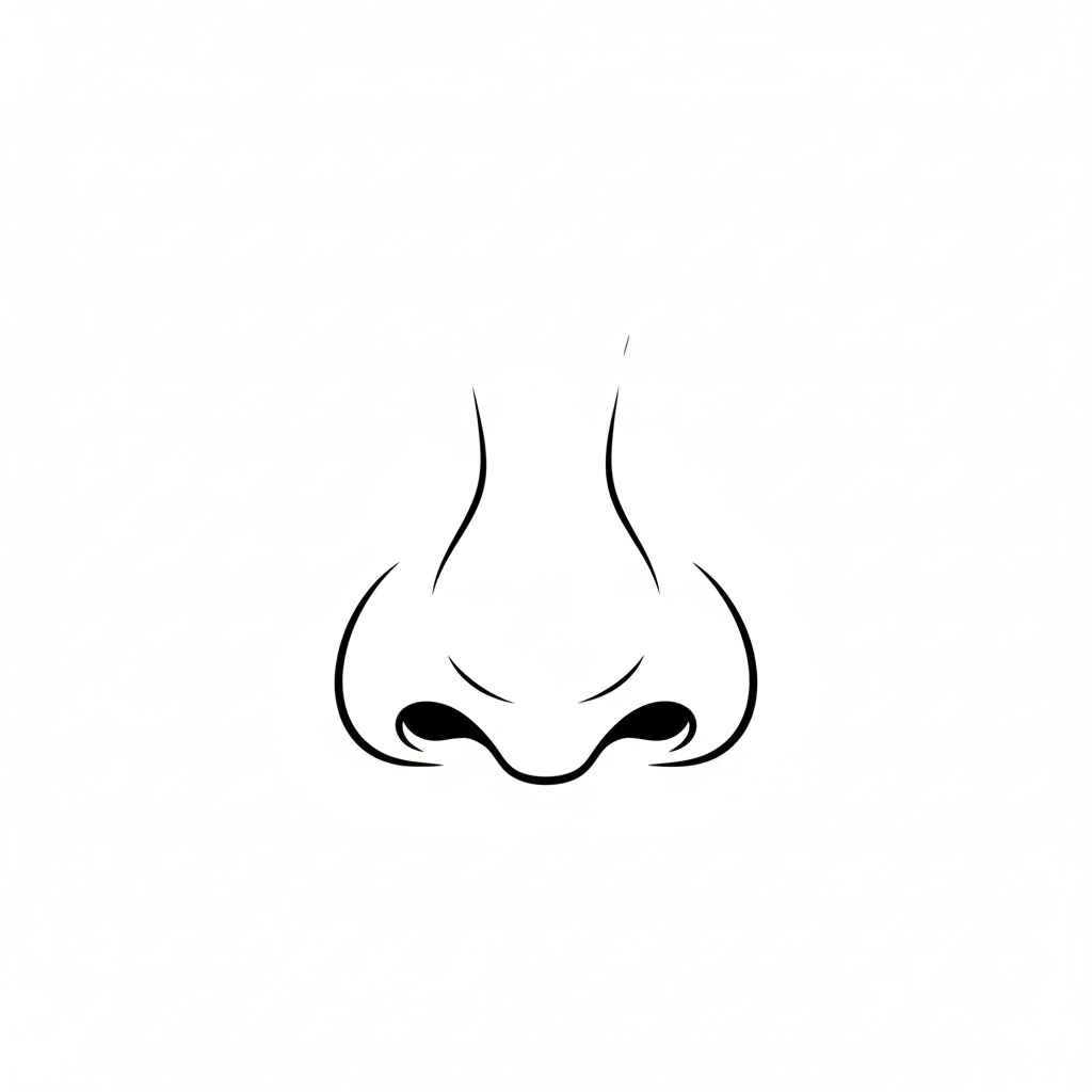 Nariz Desenho Colorir Imprimir 24