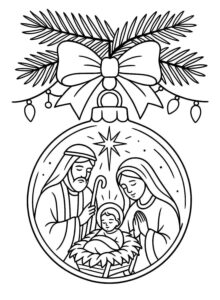 Desenho de Nascimento De Jesus Desenho Colorir Imprimir 08