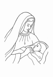 Desenho de Nascimento De Jesus Desenho Colorir Imprimir 18