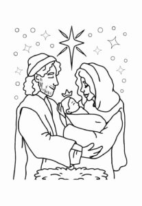 Desenho de Nascimento De Jesus Desenho Colorir Imprimir 22