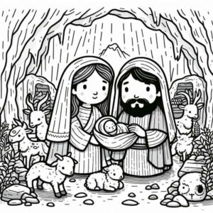 Desenho de Nascimento De Jesus Desenho Colorir Imprimir 33