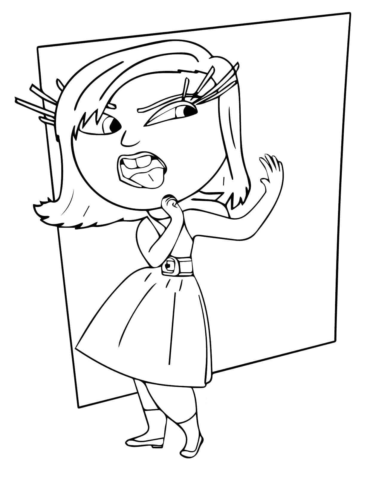 Desenho de Nojinho Divertidamente Desenho Colorir Imprimir 03