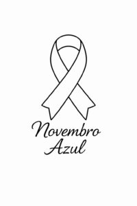 Desenho de Novembro Azul Desenho Colorir Imprimir 2