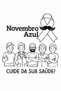 Desenho de Novembro Azul Desenho Colorir Imprimir 3