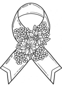 Desenho de Outubro Rosa Desenho Colorir Imprimir 02