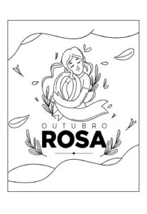 Desenho de Outubro Rosa Desenho Colorir Imprimir 03